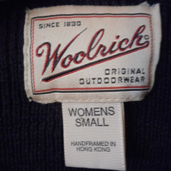 Woolrich Floral Embroidered Black Sweater Cotton - Picture 5 of 7